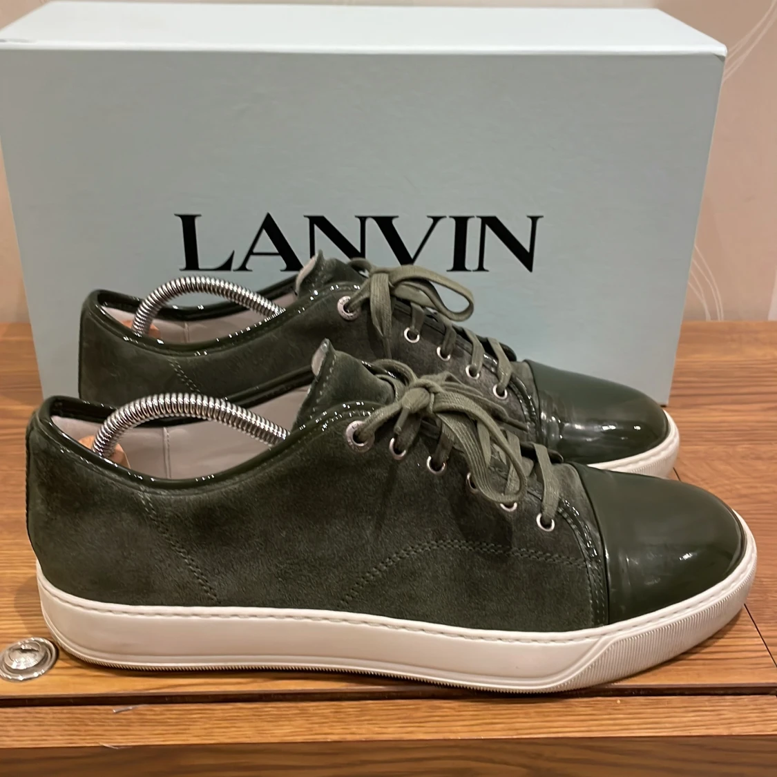 Gröna sneakers från Lanvin,  - 2