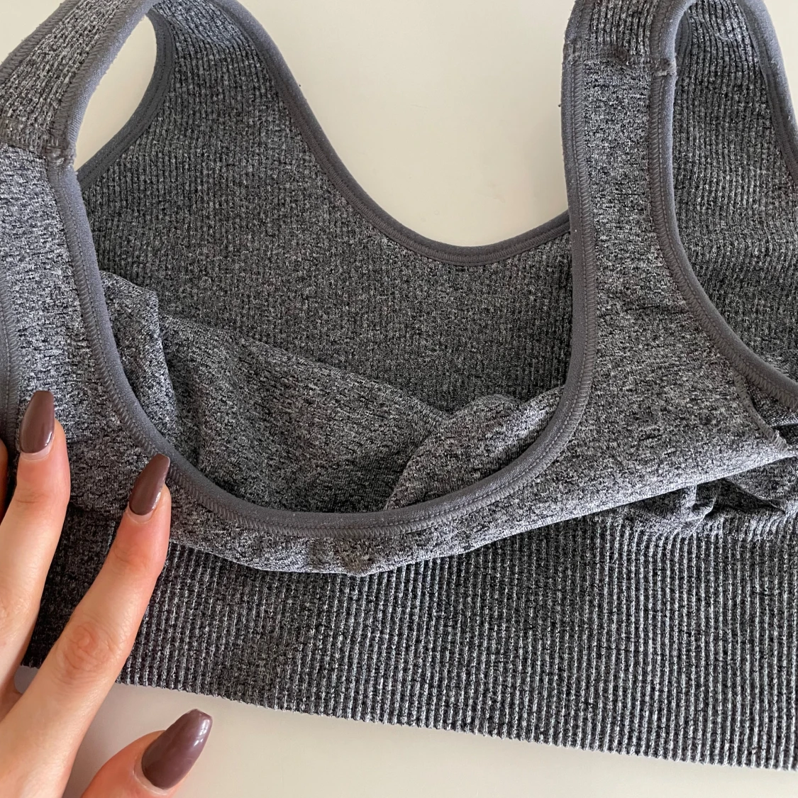 Grå sport-bh M från H&M - 4