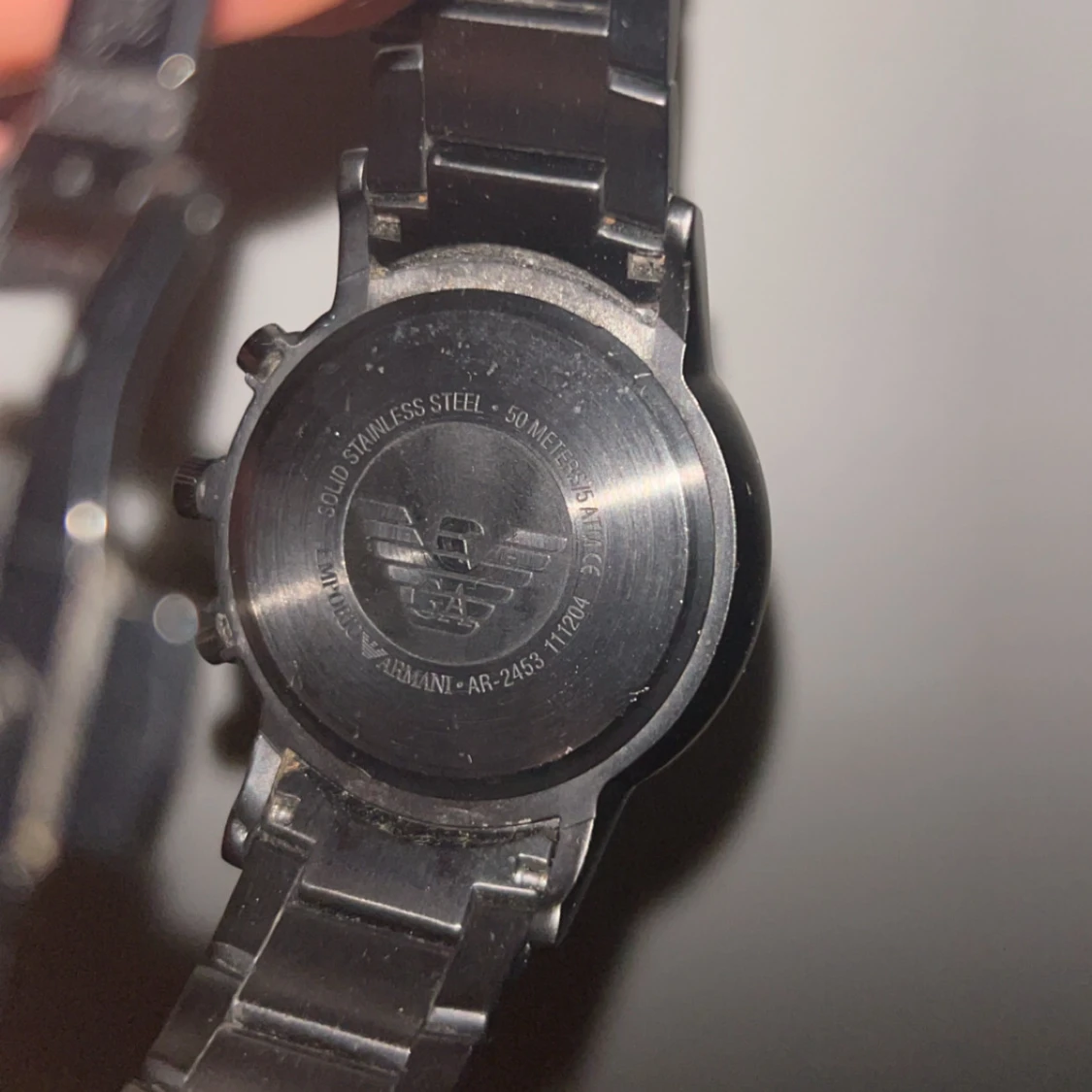 Svart klocka från Emporio Armani - 2