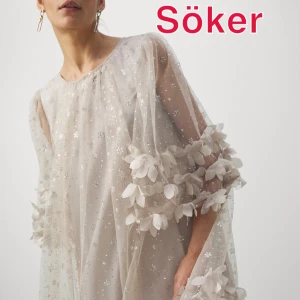 Ida Sjöstedt  klänning - Söker en klänning från Ida Sjöstedt!-      RIVER DRESS (PALE MUSHROOM/SILVER GLITTER) 