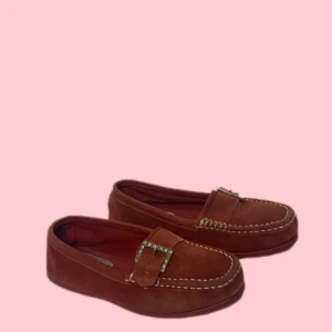 Röda bling vintage mockasin - Y2k