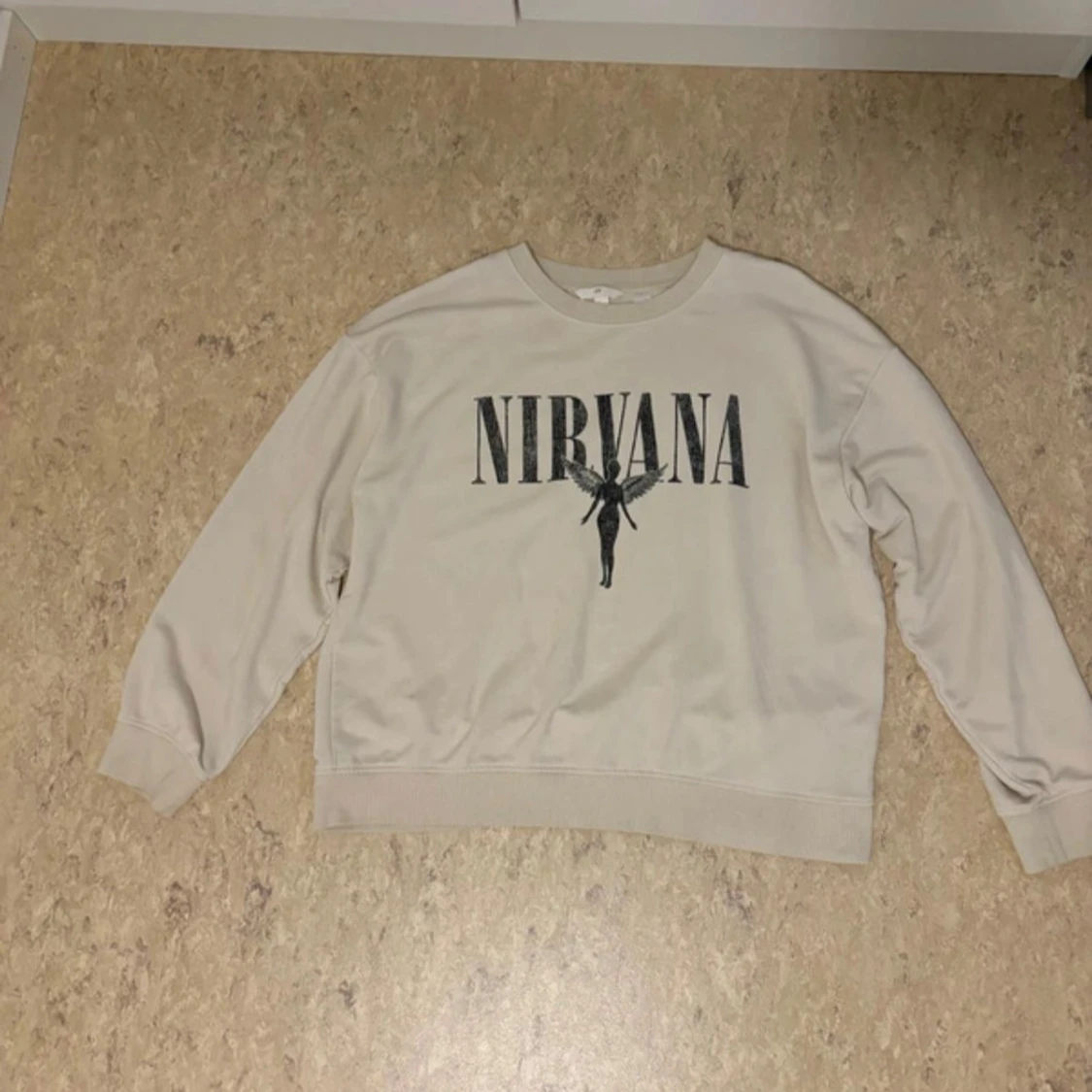 Beige Nirvana sweatshirt