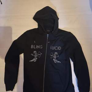 Svart bling lucid zip up, Bra skick👍🏽