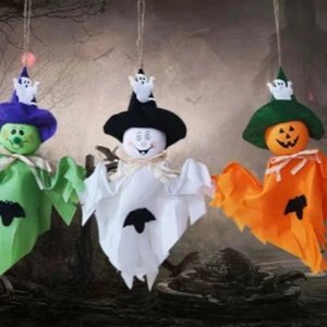 Halloween Pumpa Spöke Dekoration  - Finns vit och grön grön kvar  79kr/st  Samma frakt 