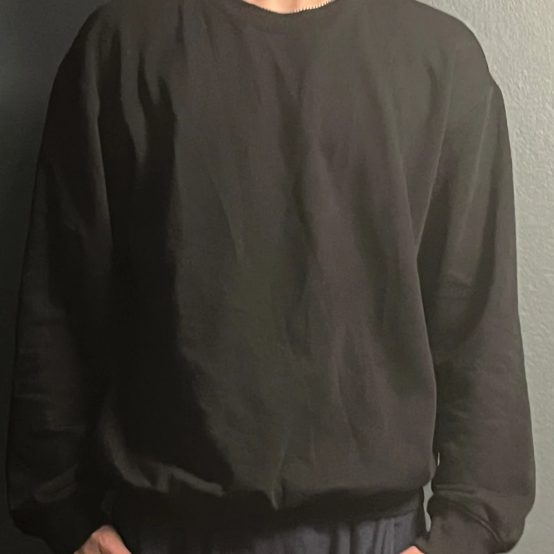Svart sweatshirt (svart)