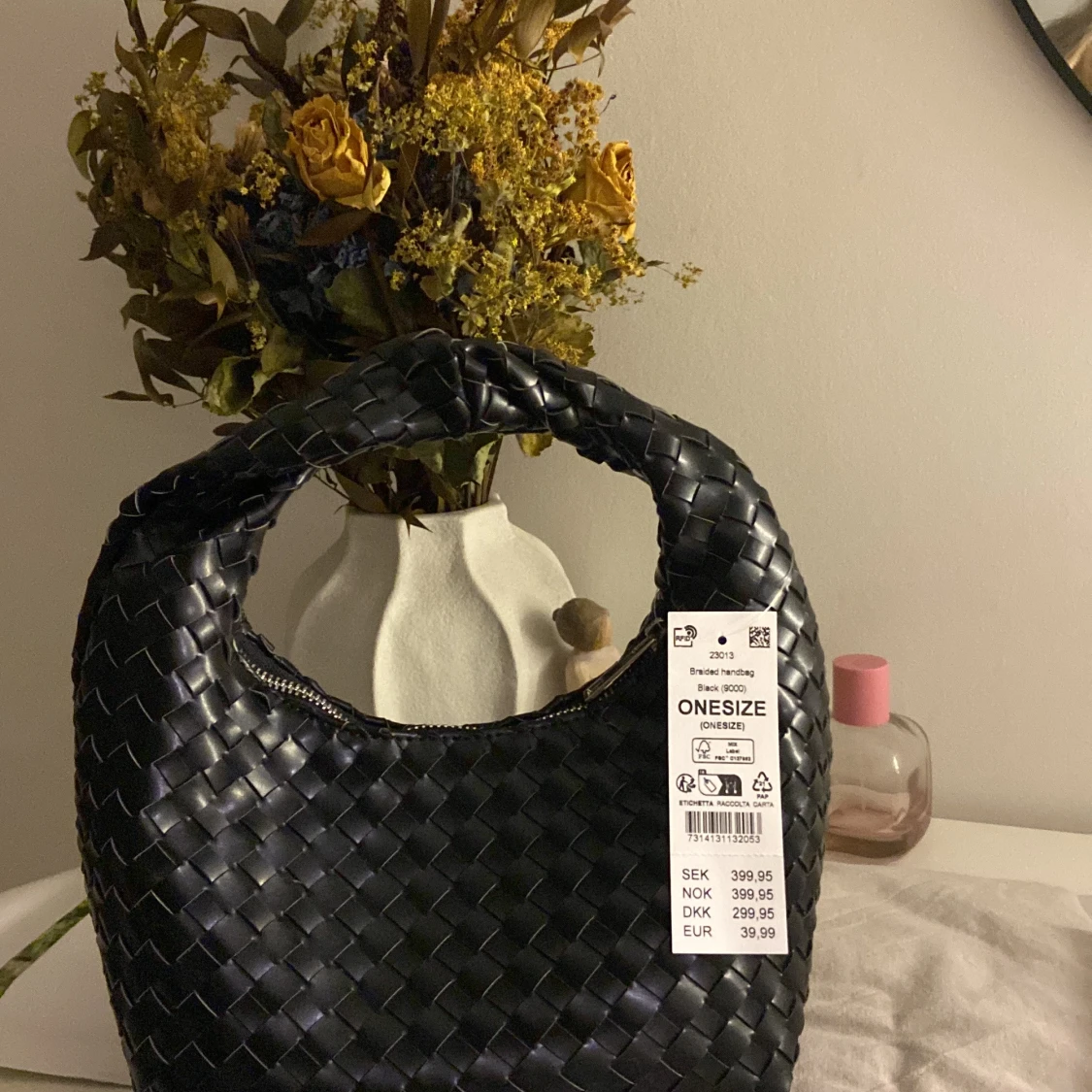 Flätad väska gina