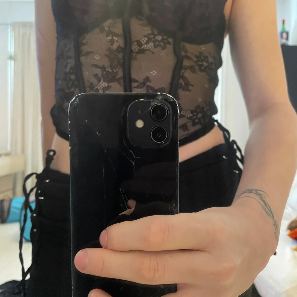 Corset top spets  - 90