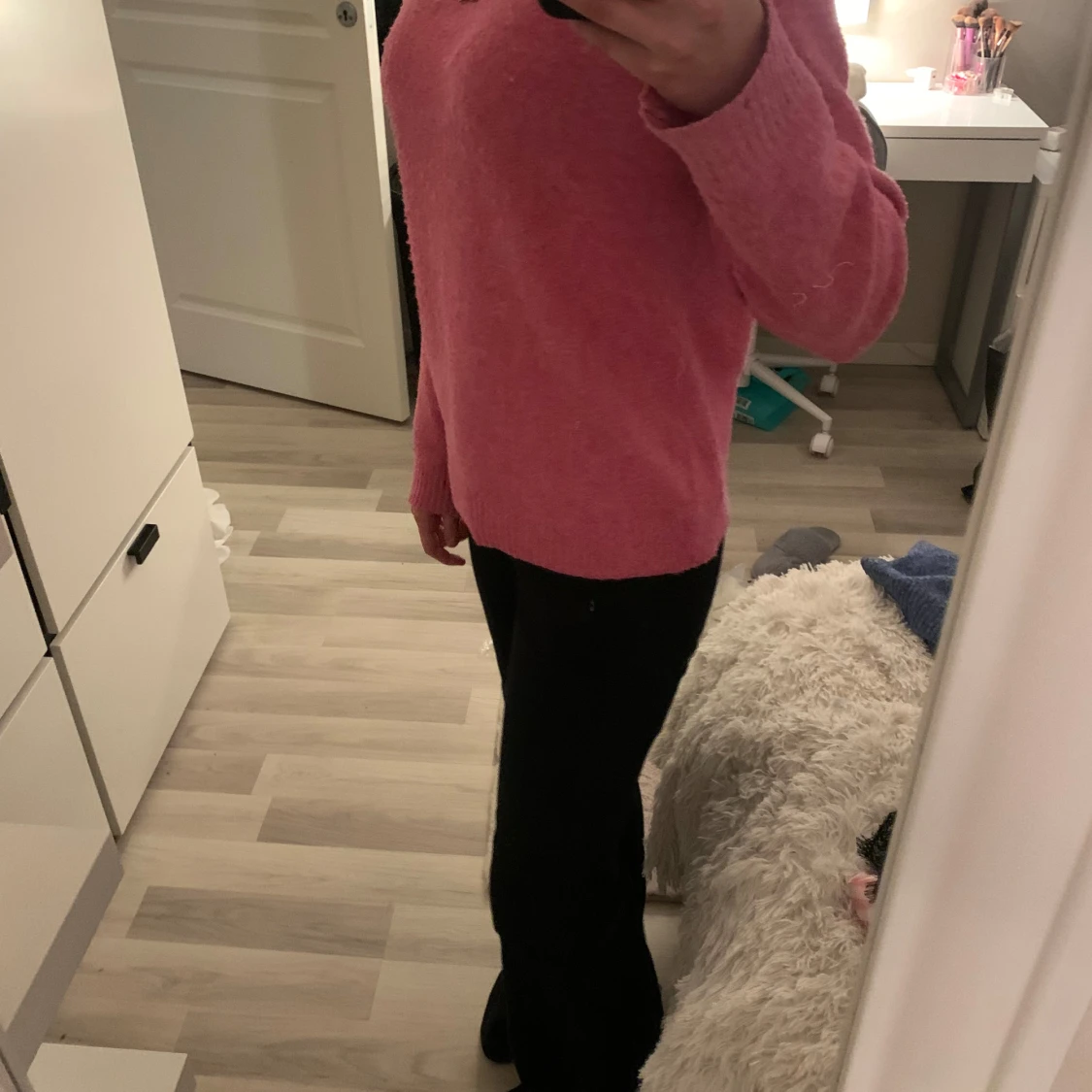 Rosa stickad tröja från Vero Moda - 2