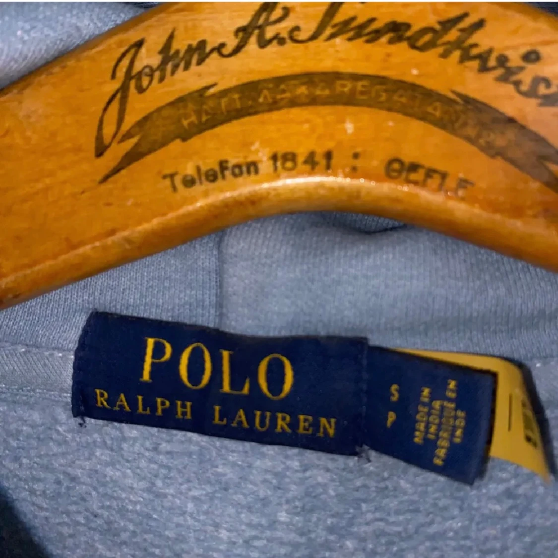 Blå hoodie från Ralph Lauren - 1