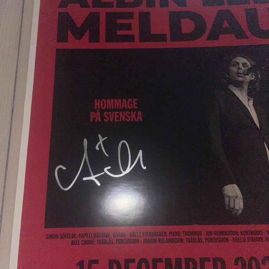 Affisch signerad Albin Lee Meldau - 1
