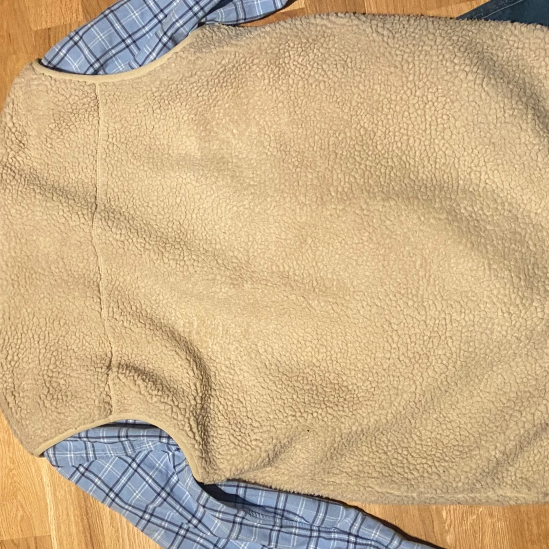 Beige fleeceväst från Knowledge Cotton Apparel - 2