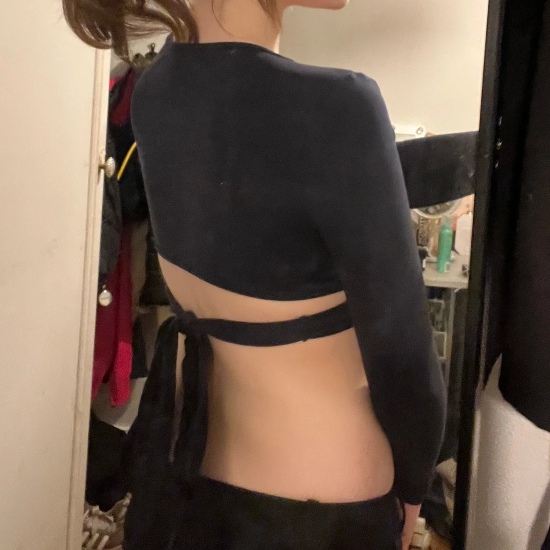 Marin blå omlottopp - 2