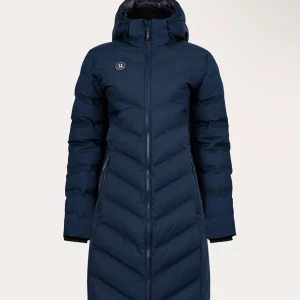 Uhip Ridkappa - Varm ridkappa ifrån Uhip. Modellen är Ally Coat Navy. Den är mörkblå. Använd men i fint skick. Tvättad och ren. Inga hål eller brustna sömmar. Dragkedjan har krånglat lite ifrån dag ett, så man måste göra på ett speciellt sätt för att den skall funka. Men det är lätt att lära sig och annars funkar allt perfekt. Supervarm och perfekt inför vintern. 