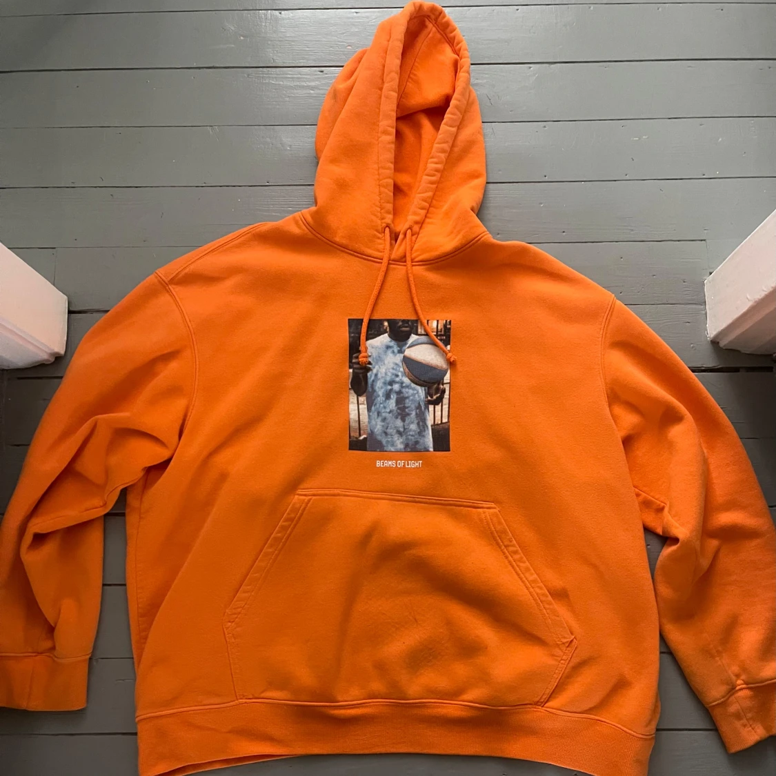 Orange hoodie