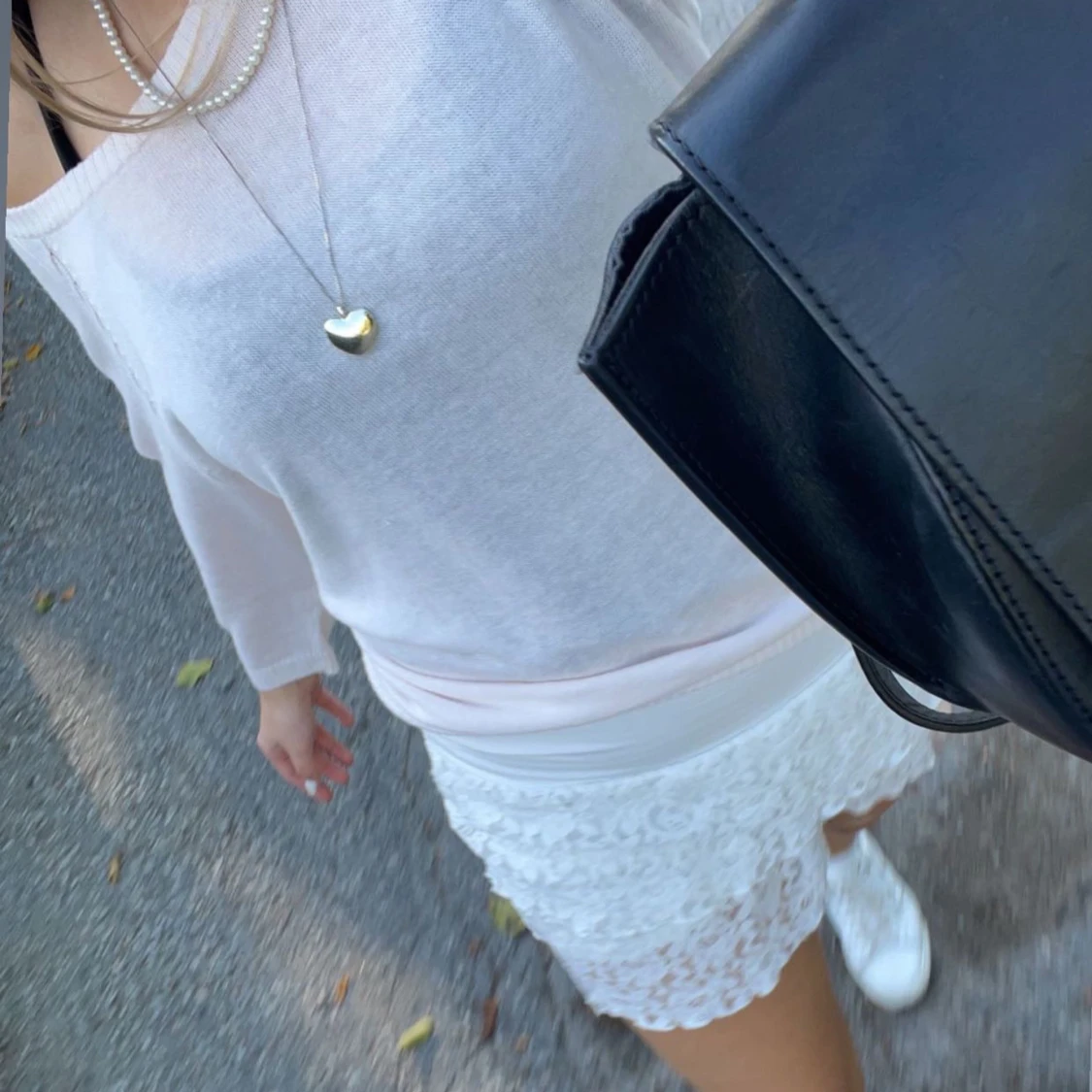 Ljusrosa långärmad tröja - 2