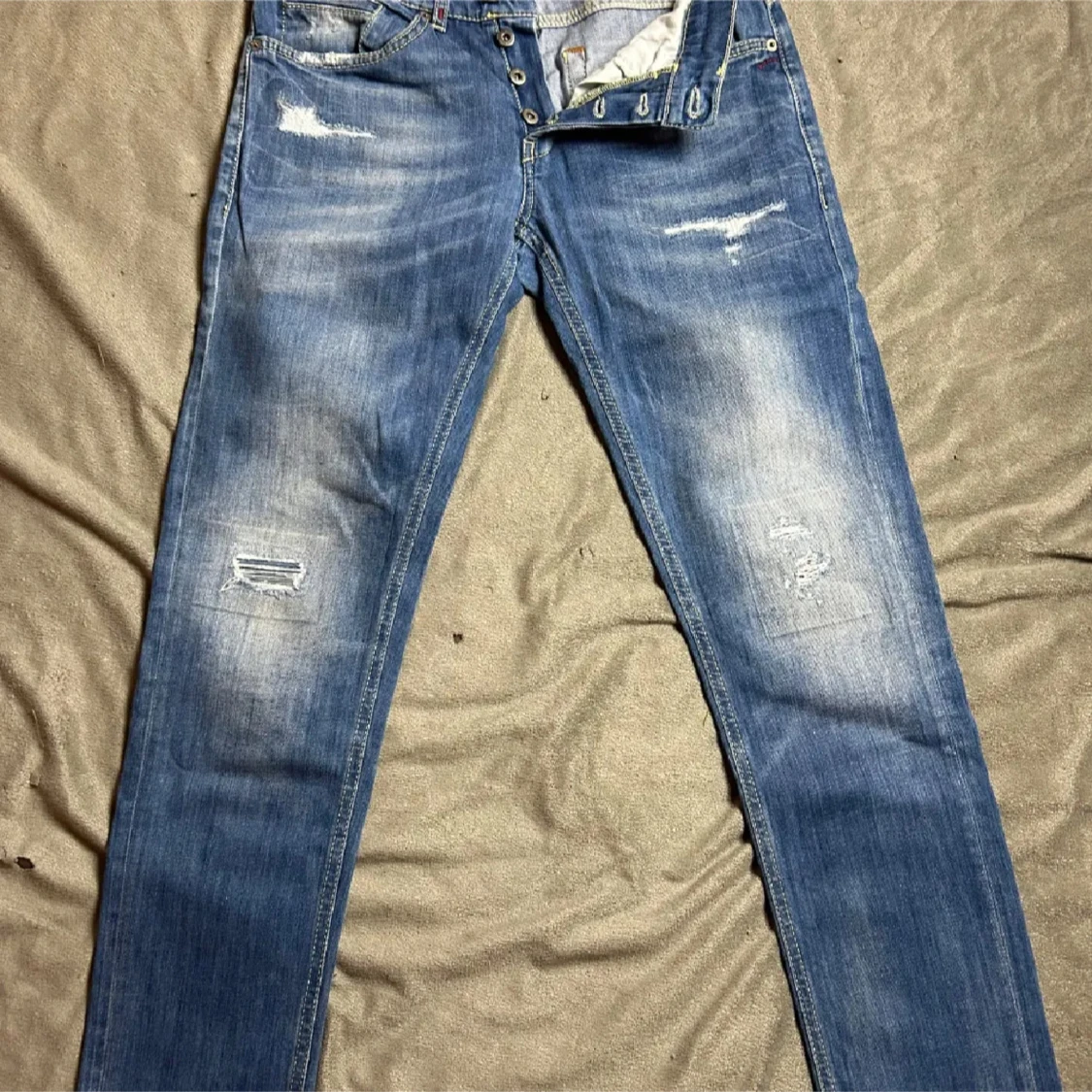 Blå jeansbyxor från Dondup