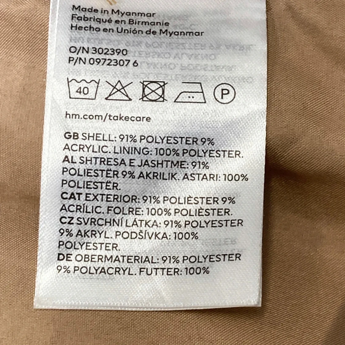 Beige kappa från H&M - 3