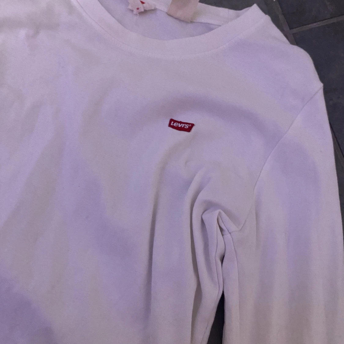 Vit långärmad tröja från Levi's - 1