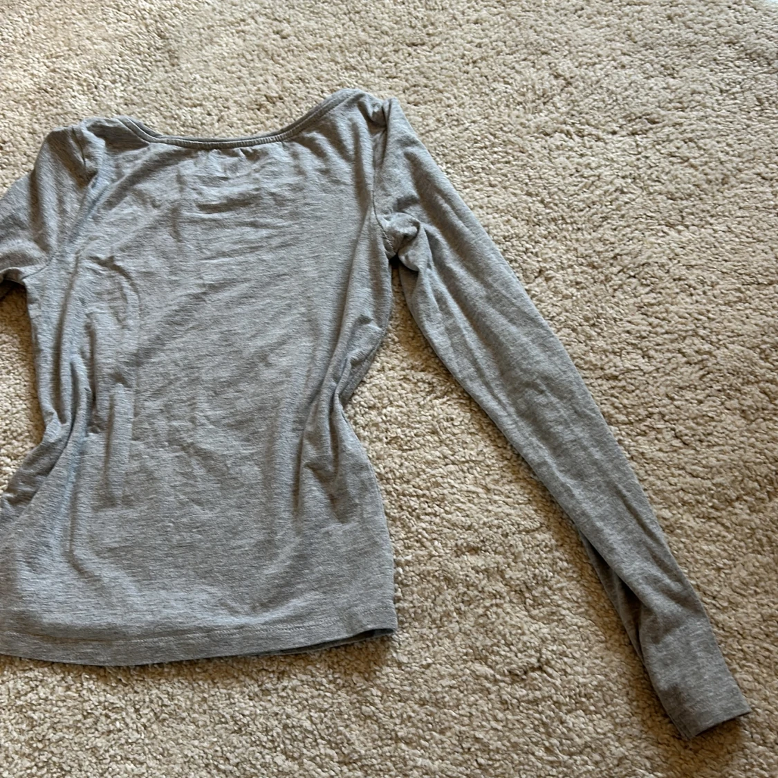 Grå långärmad topp från lager 157 - 3