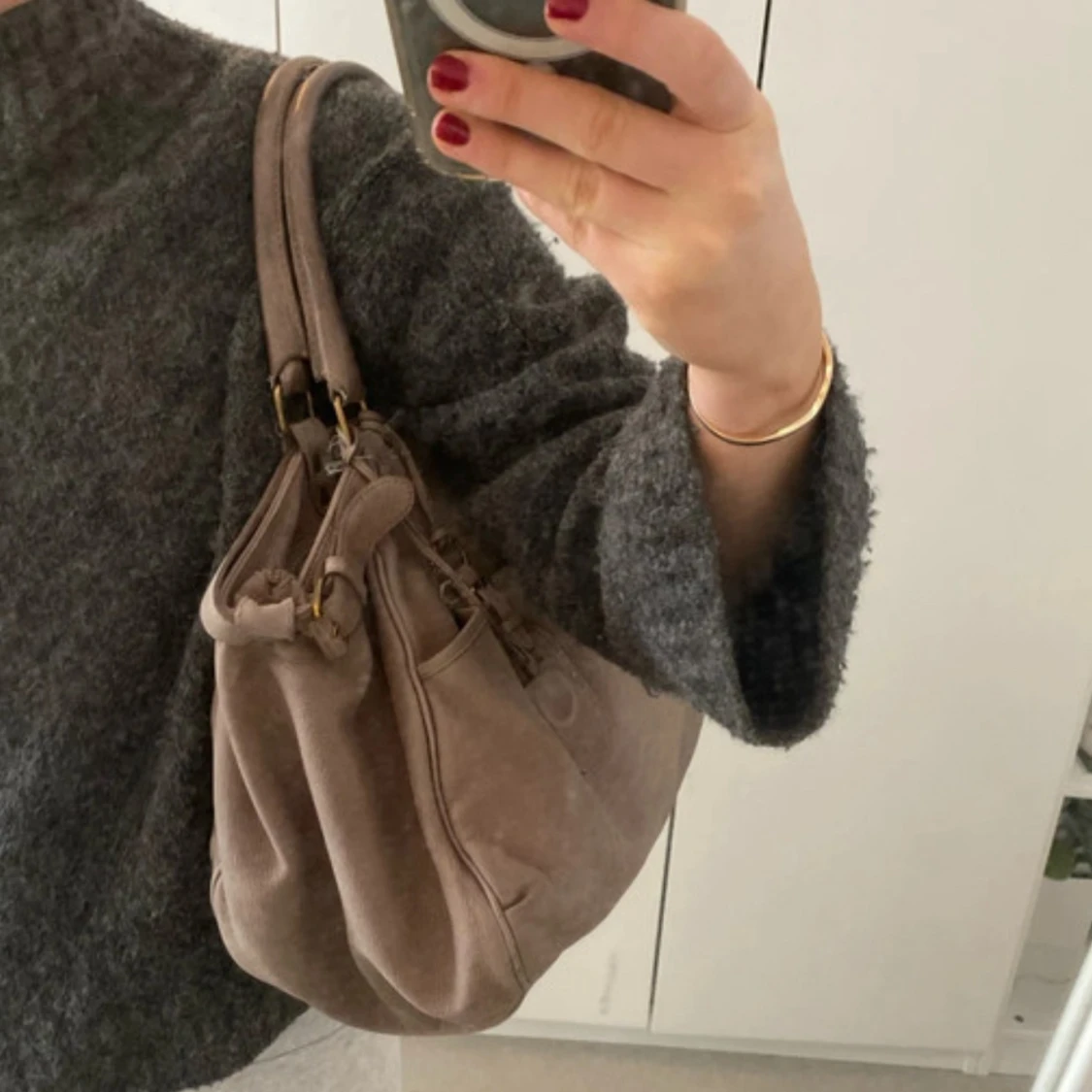 Beige axelväska från Vanessa Bruno