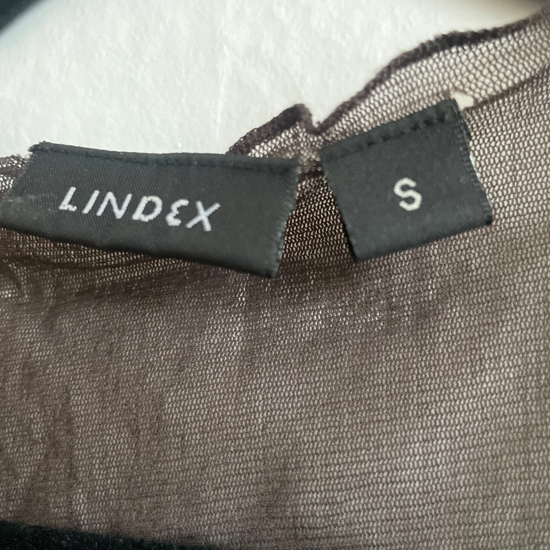 Brun transparent topp från Lindex - 2
