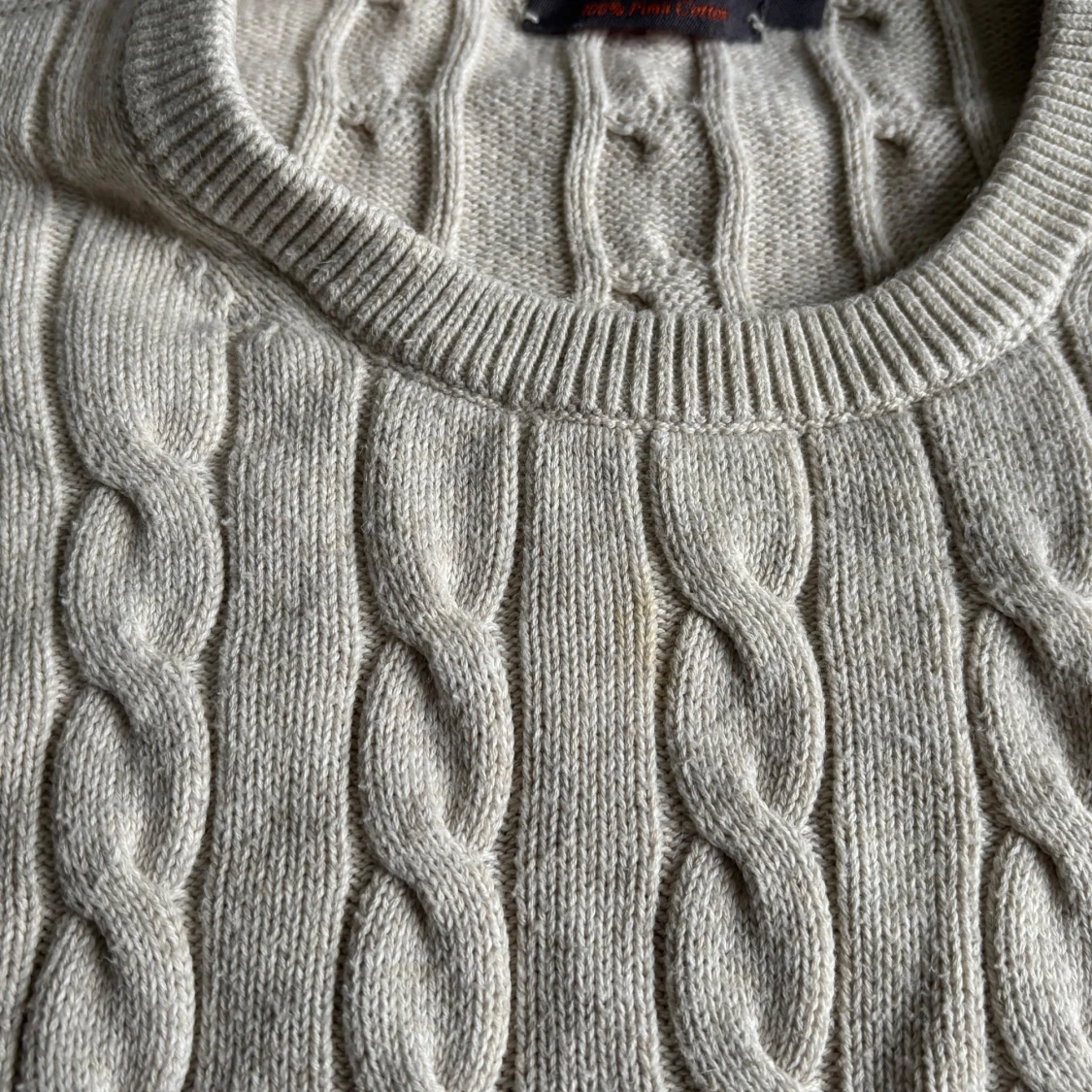 Kabelstickad tröja från Morris - 2