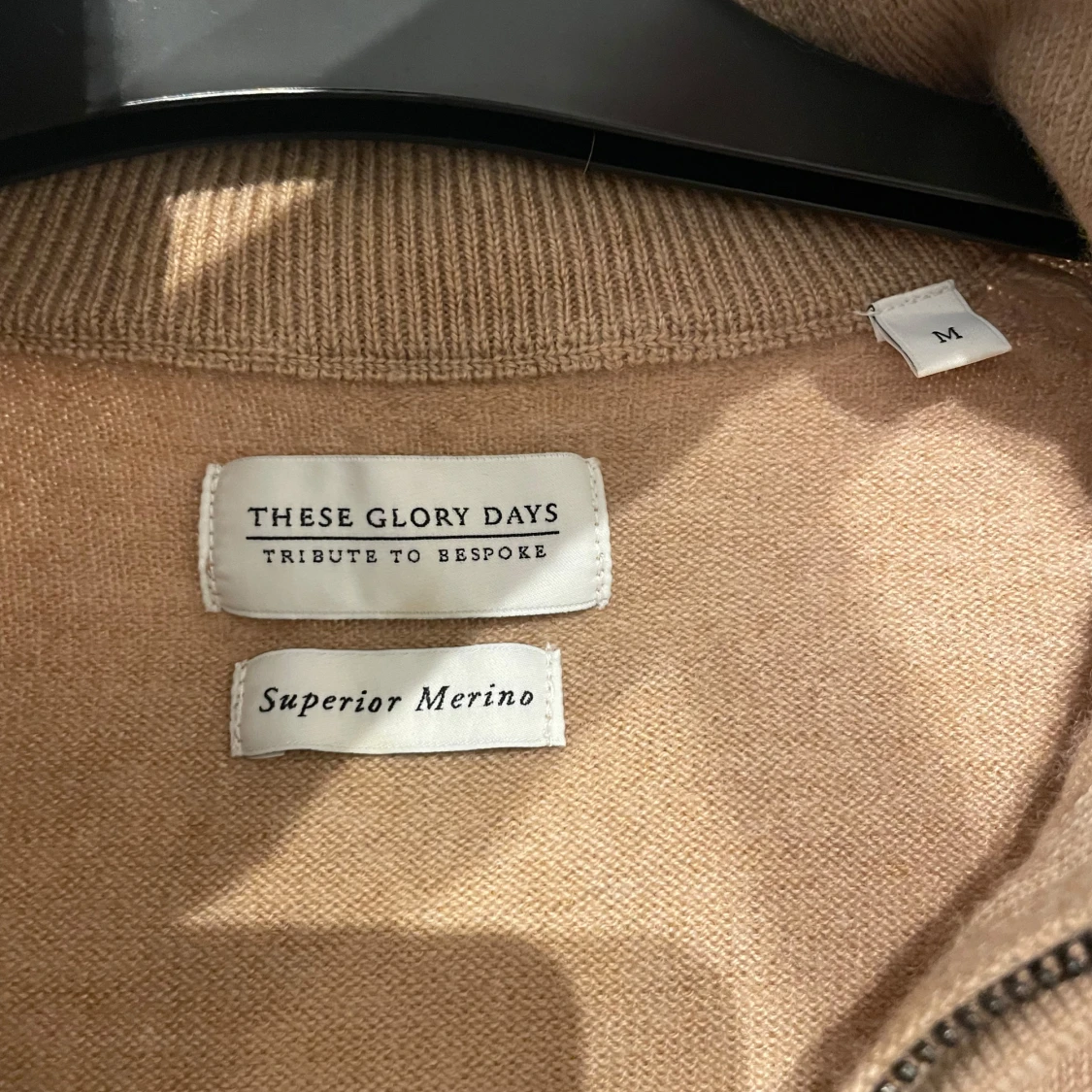 Beige merinoulltröja från These Glory Days - 3