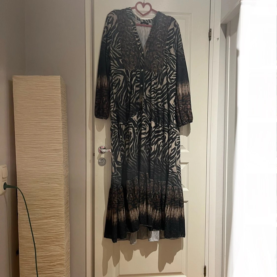 Zebramönstrad klänning🦓🦓