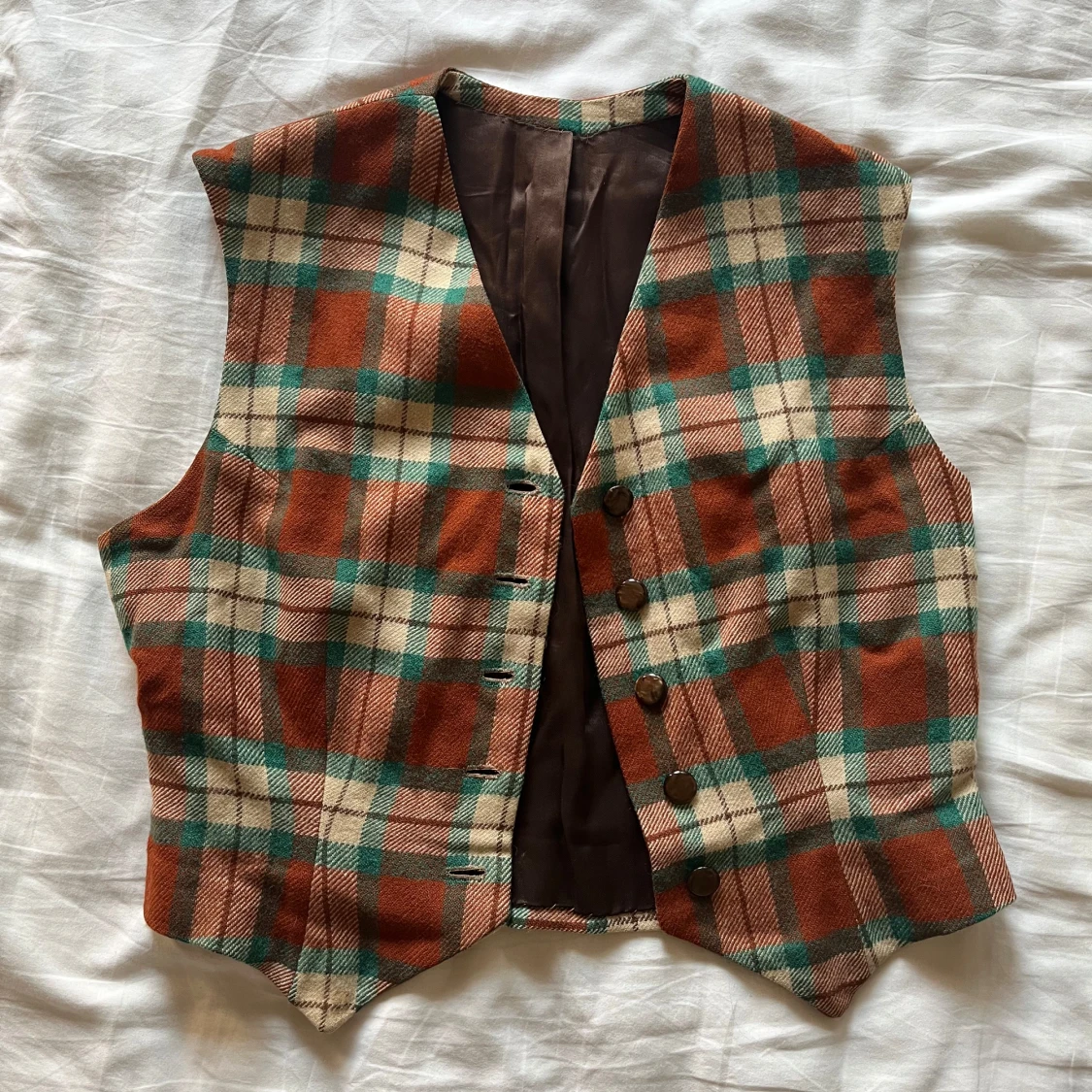 Rutig vintage väst - 93