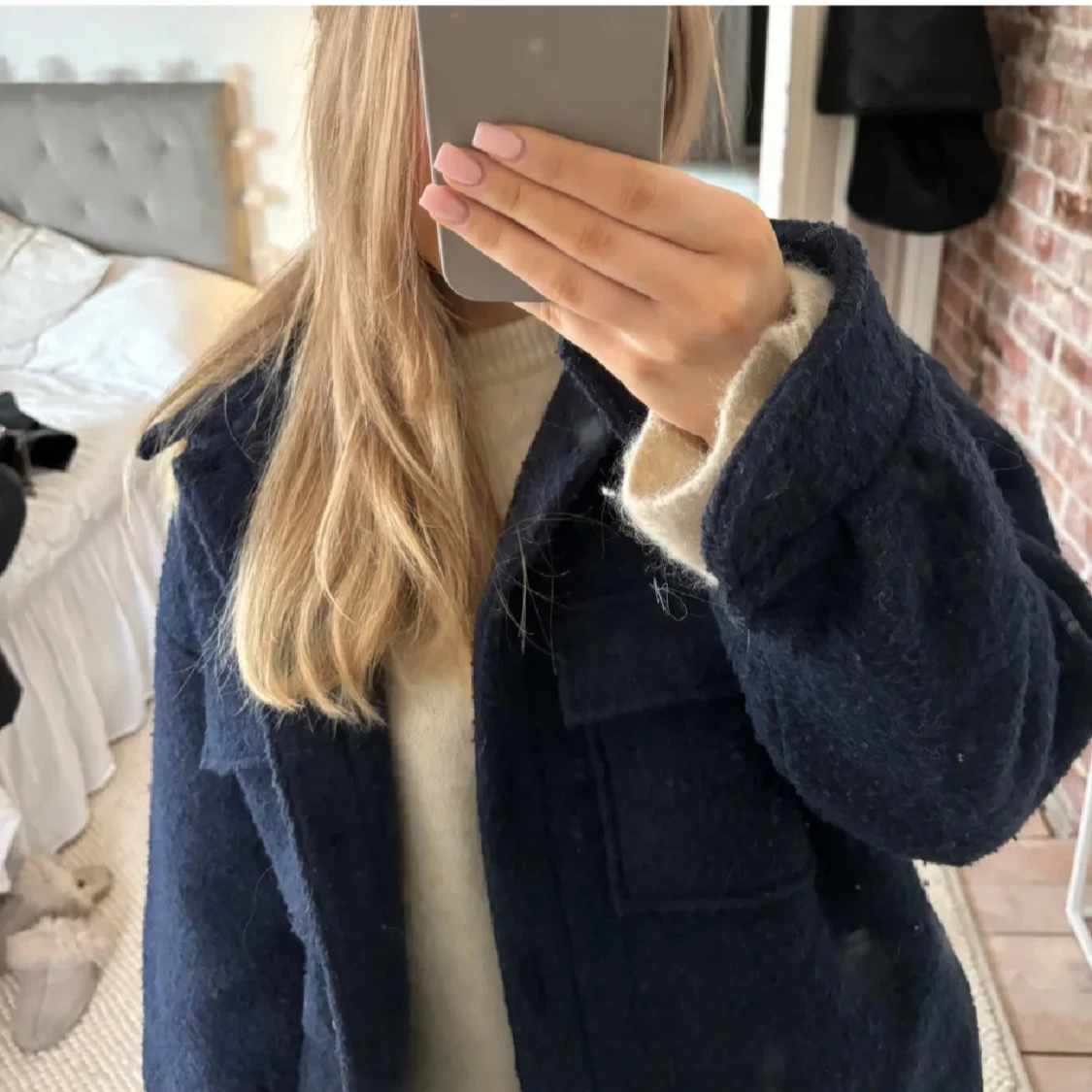 Mörkblå kappa - 92