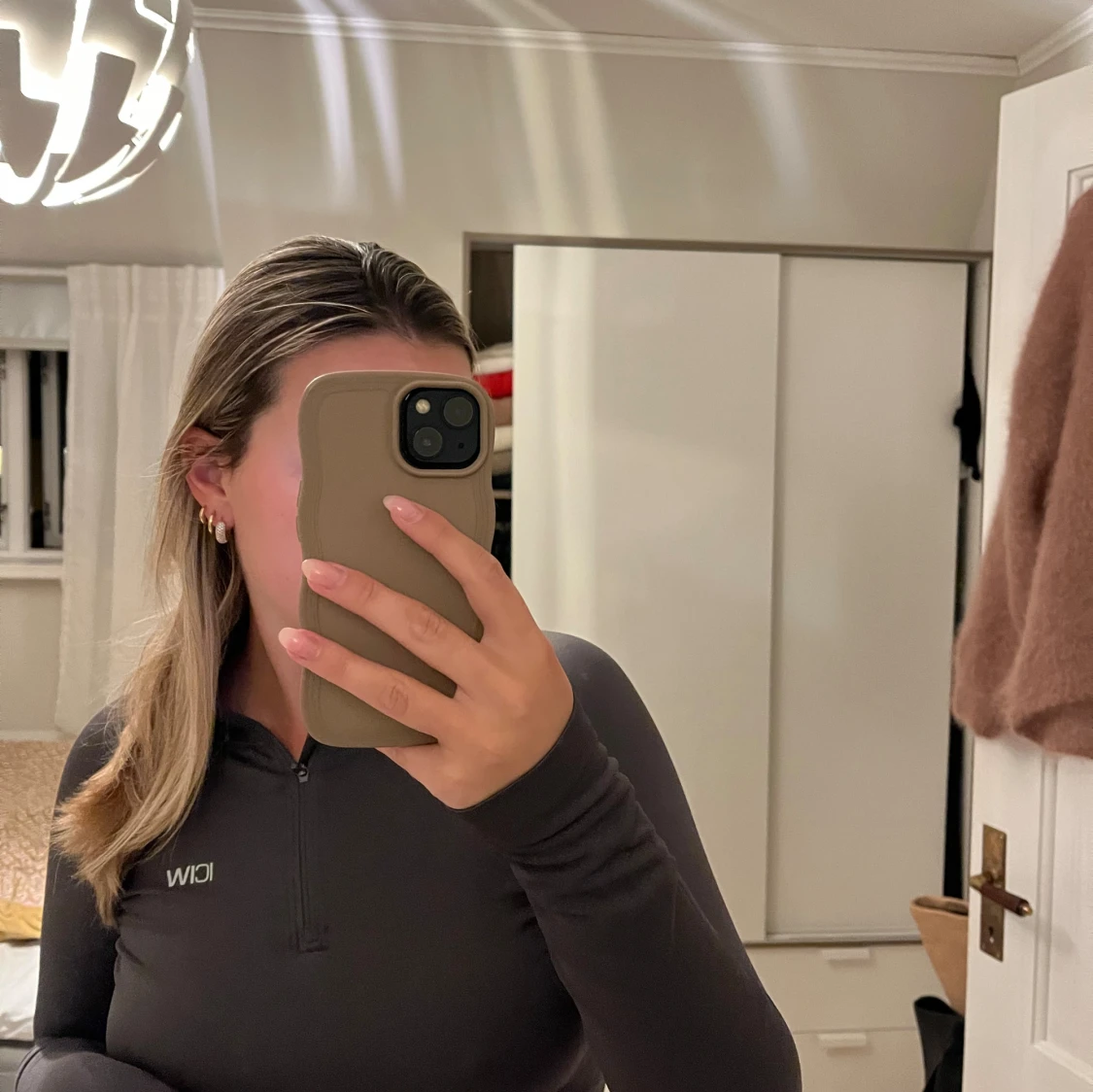 Halv zip träningströja - 90