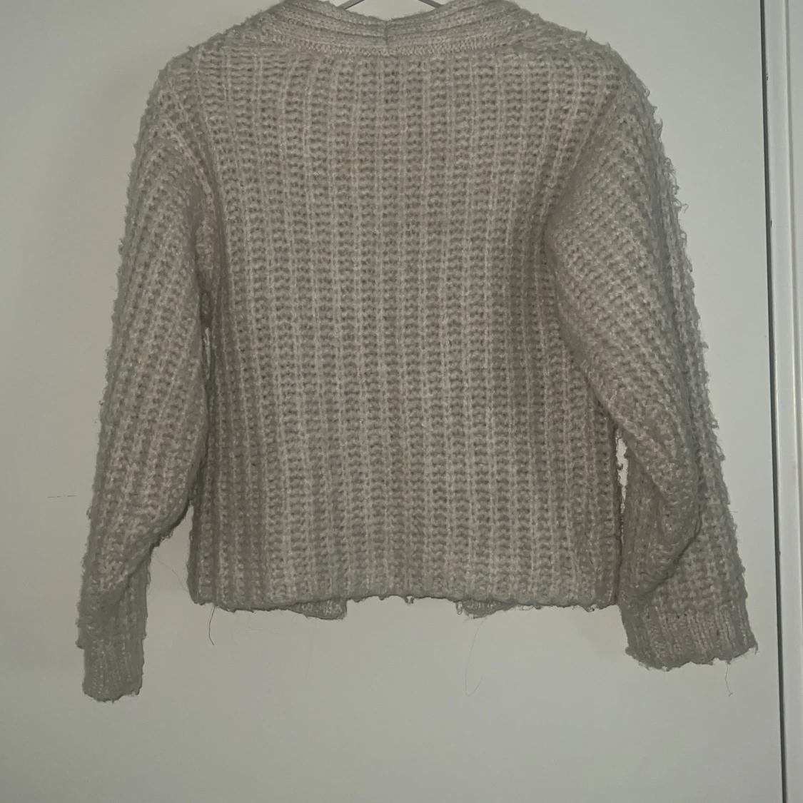 Beige Höst kofta  - 90