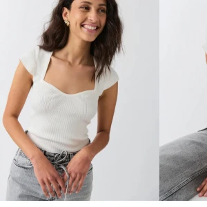 Ribbad topp gina  - Bra skick knappt aldrig använd 