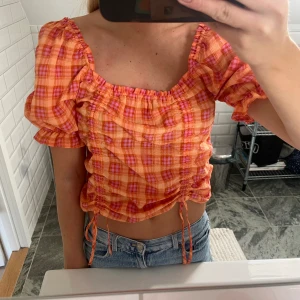 Orange rutig topp - Ornage rutig topp🧡🧡