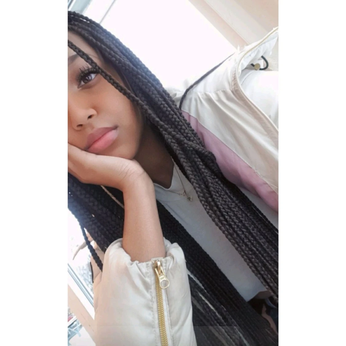 Off white vinterjacka  - 92