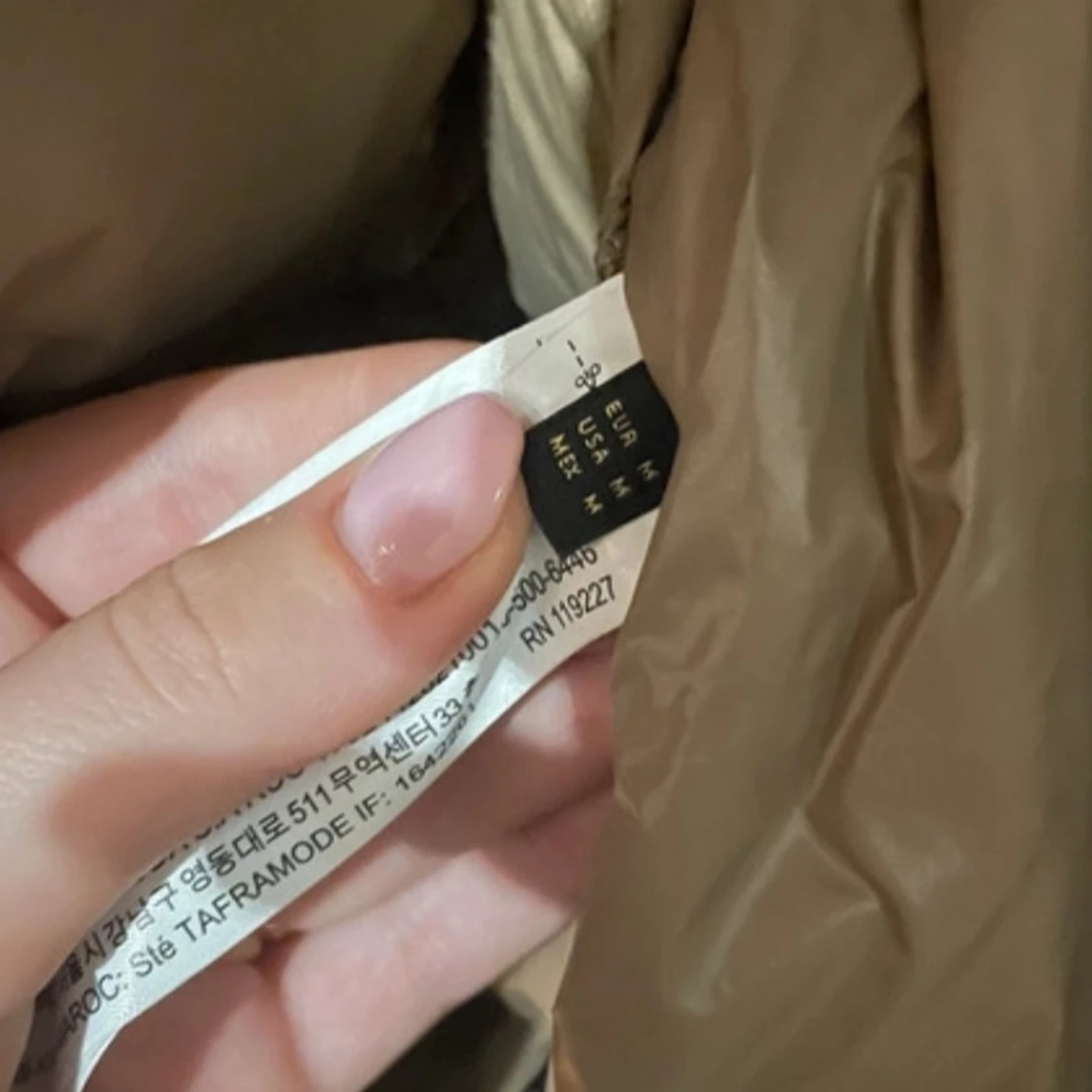 Svart pufferjacka - 91