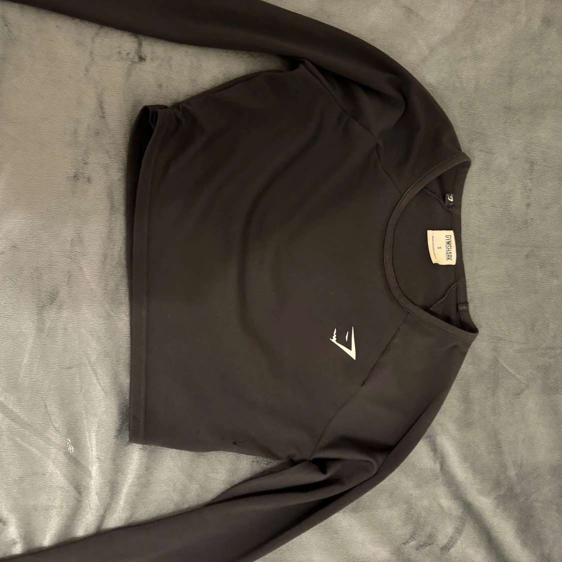 Svart långärmad topp från Gymshark