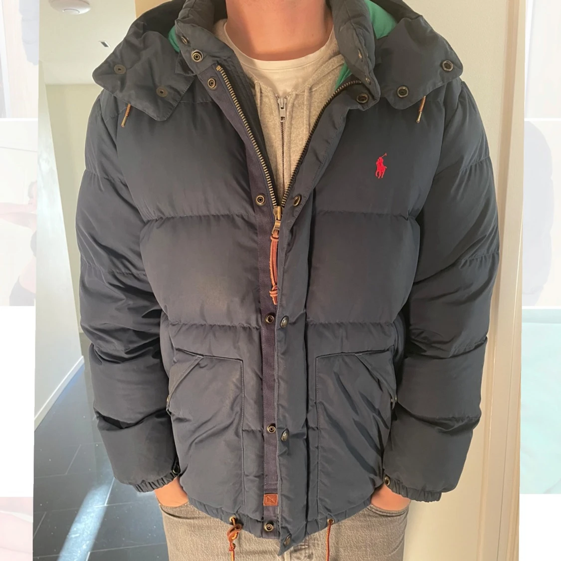 Blå dunjacka från Polo Ralph Lauren