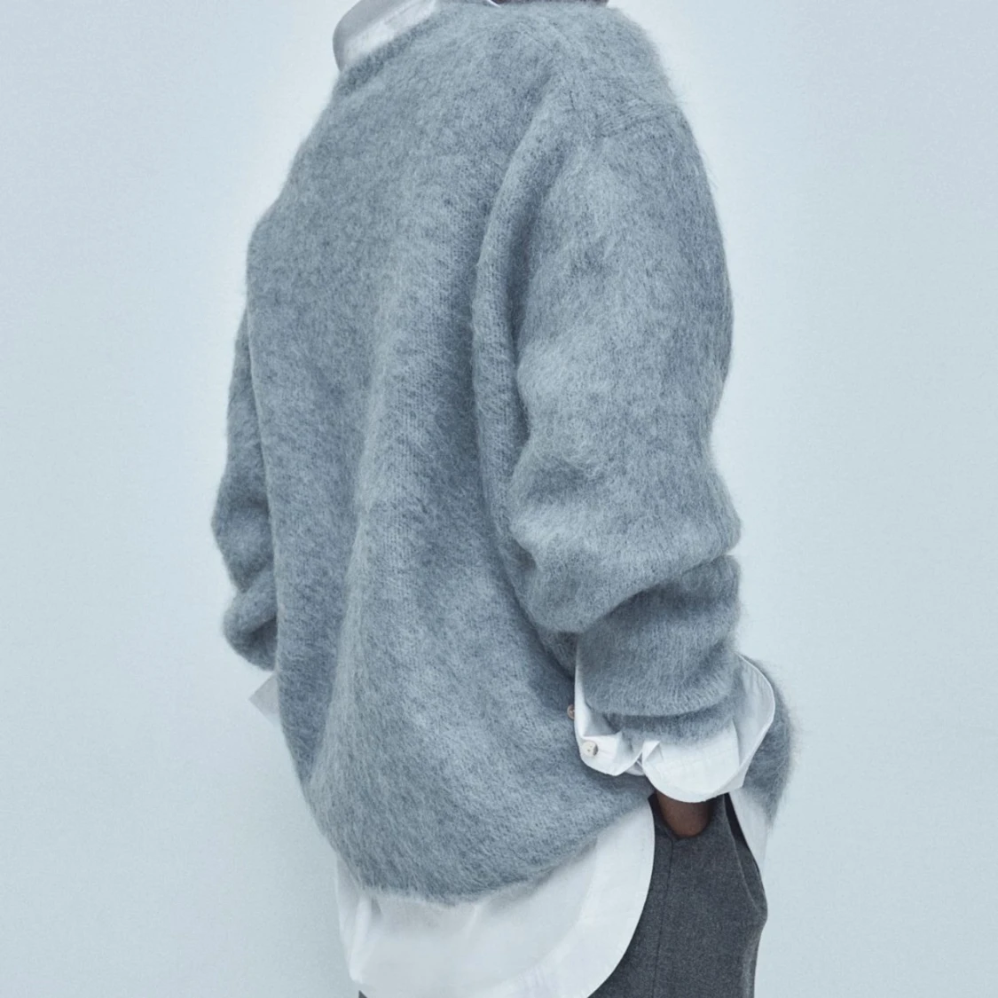 Grå  superfin tröja - 91