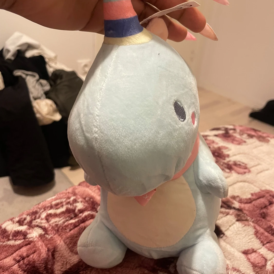 Blå enhörningsmjukisdjur från Momoco - 92