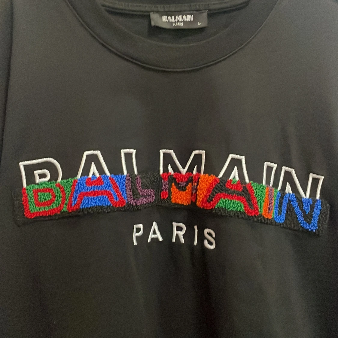 Svart t-shirt från Balmain - 90