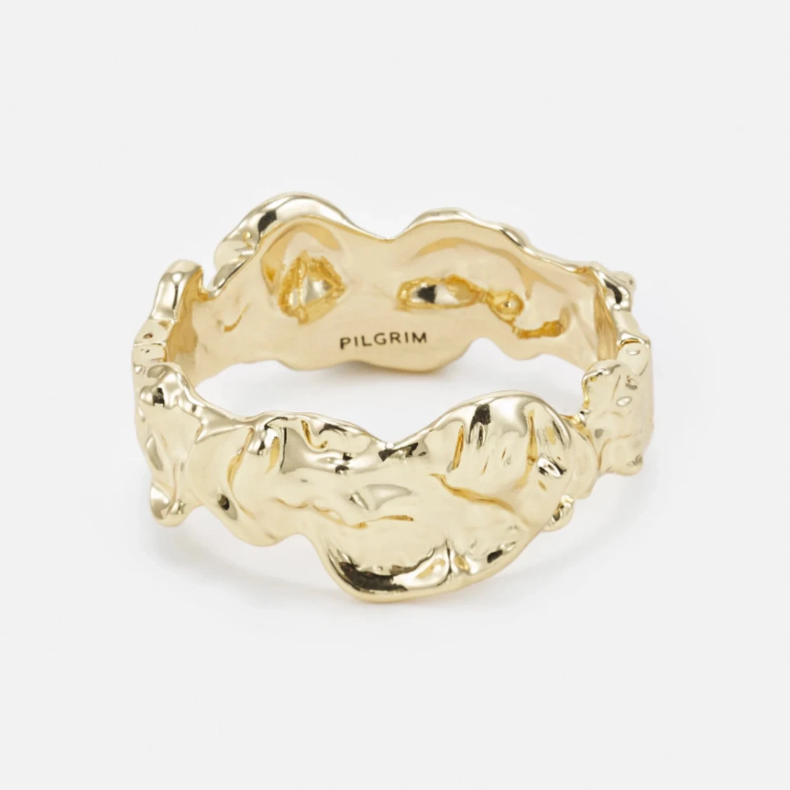 Guldfärgad ring från Pilgrim