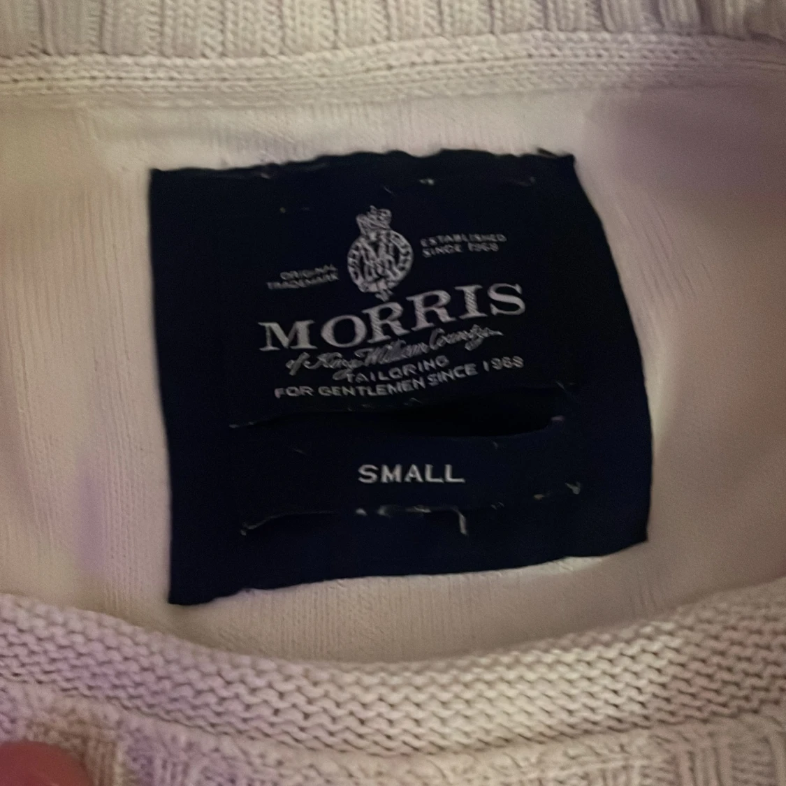 Vit tröja från Morris - 91