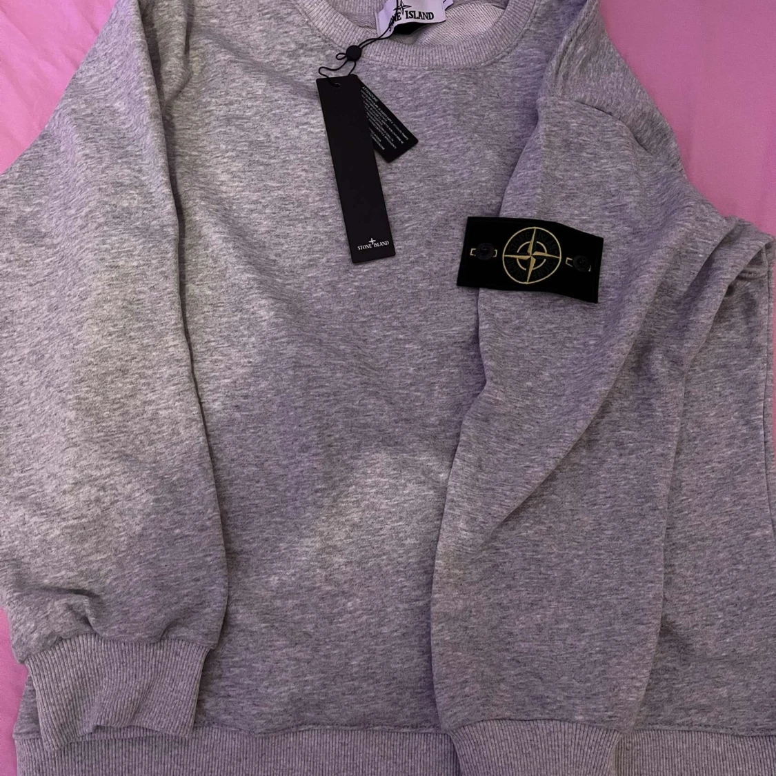 Grå sweatshirt från Stone Island