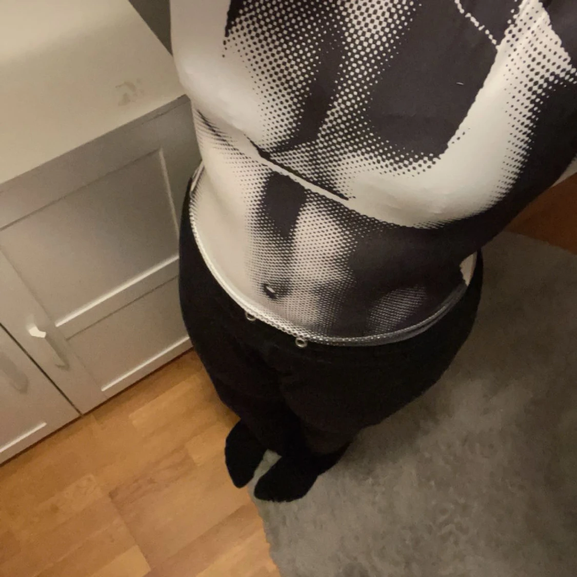 Snygg Vit långärmad topp från Shein - 92