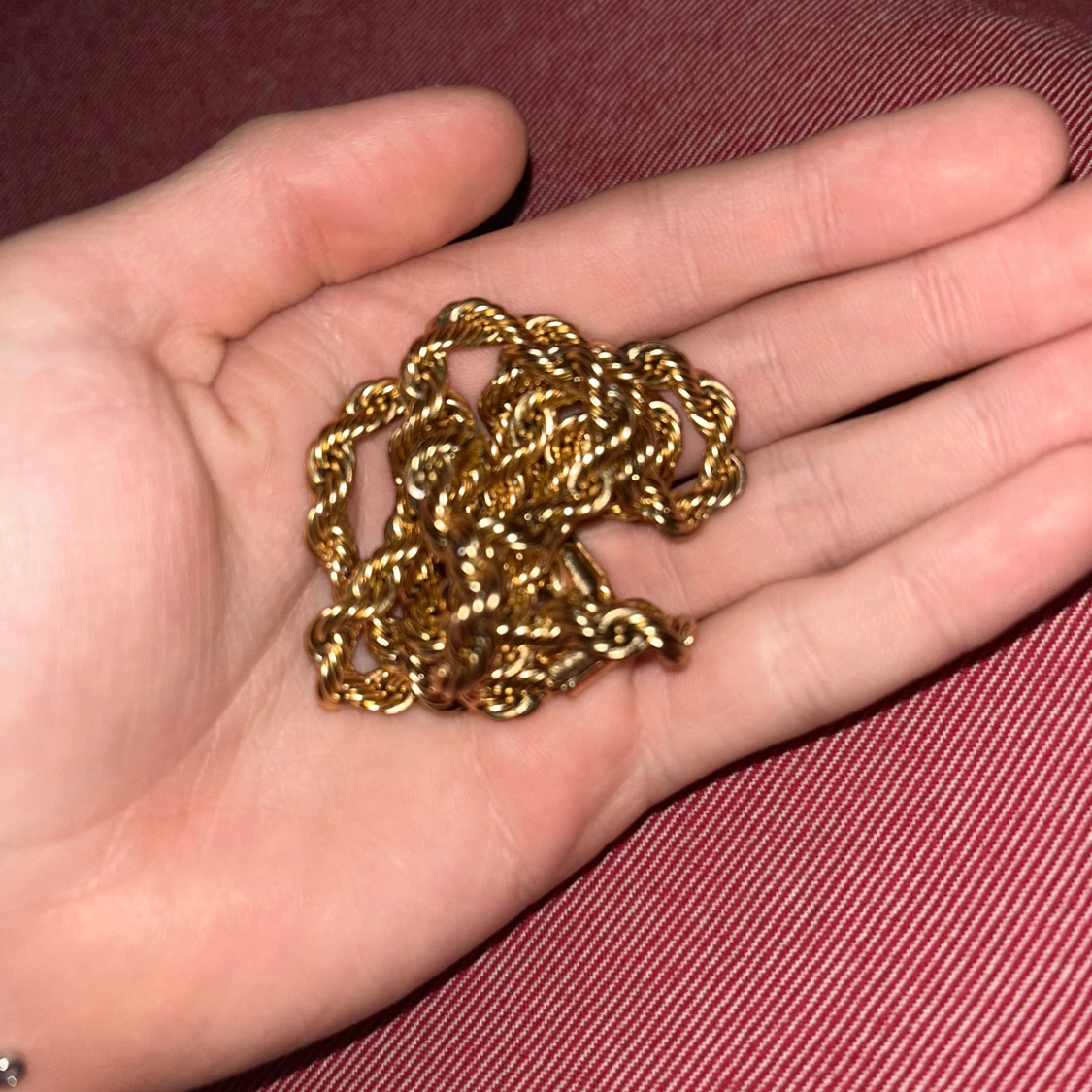 18k guldplaterat halsband 6mm rostfritt stål - 93