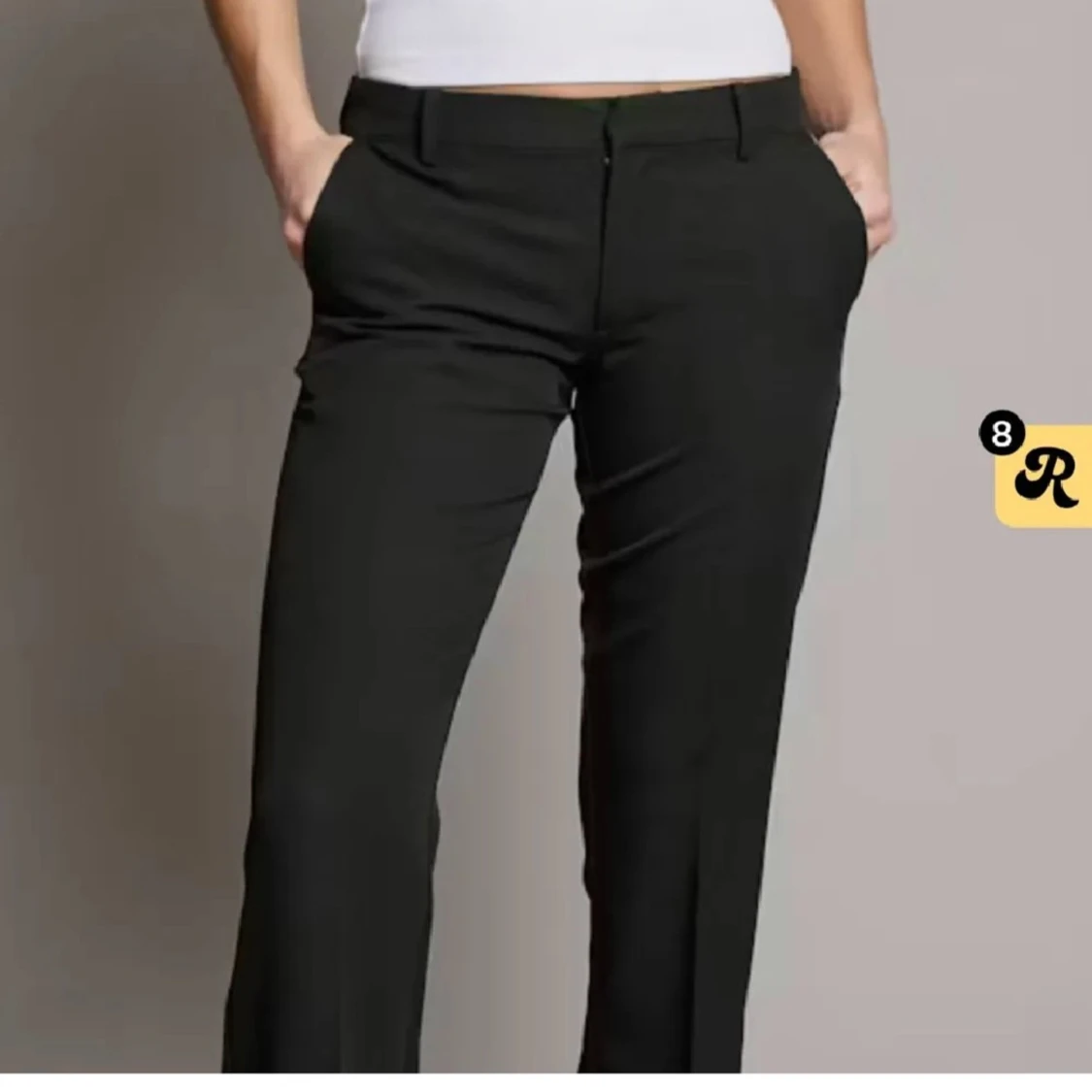 Svarta kostymbyxor - 90