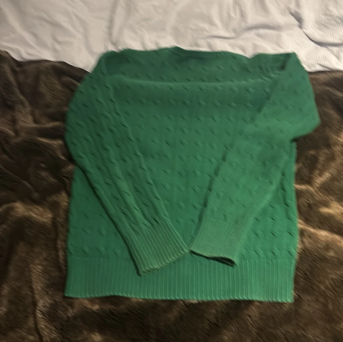 Grön stickad tröja från Polo Ralph Lauren - 90