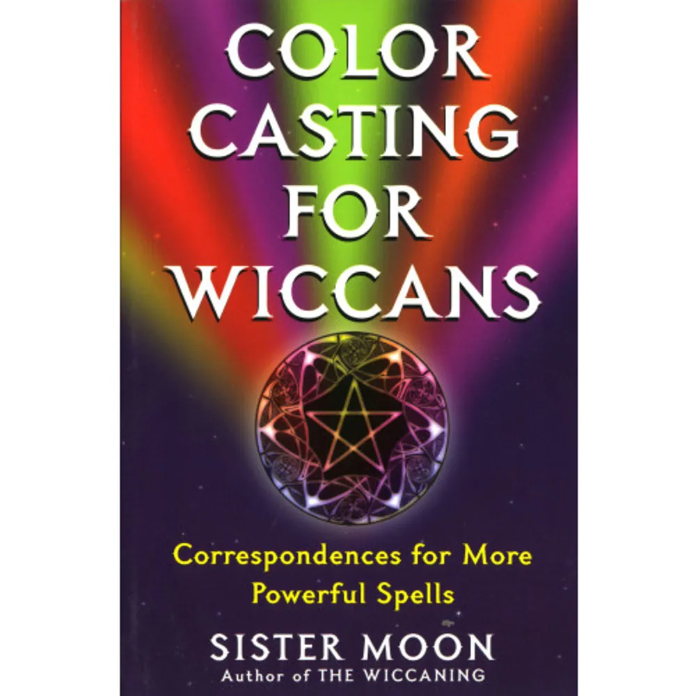 Teaches readers how to unlock the secrets ofindividual colours, and how to match the right hueto the intent of a spell. Gives instructions forproper colour use and information on when touse this magick - when to keep it secret, how tocast a circle, and how to prepare and maintainspell-casting, tools, candles, oils and herbs. Format Häftad Omfång 1 sidor Språk Engelska Förlag Ingram International Inc. Utgivningsdatum 2002-10-25 ISBN 9780806522456 . Böcker.