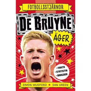 Serien Fotbollsstjärnor består av lättlästa minibiografier om vår tids största idoler i fotbollens proffsligor. Följ deras väg från knattefotboll till proffsligorna. Spännande läsning med massor av illustrationer för alla unga fotbollsälskare. Få koll på De Bruynes målstatistik, instagramföljare, antal hattricks, styrkor, unika egenskaper, uppväxt och mycket mer!    Format Inbunden   Omfång 128 sidor   Språk Svenska   Förlag Tukan Förlag   Utgivningsdatum 2023-11-07   Medverkande Dan Green   Medverkande Louise Lundman   ISBN 9789180380928  